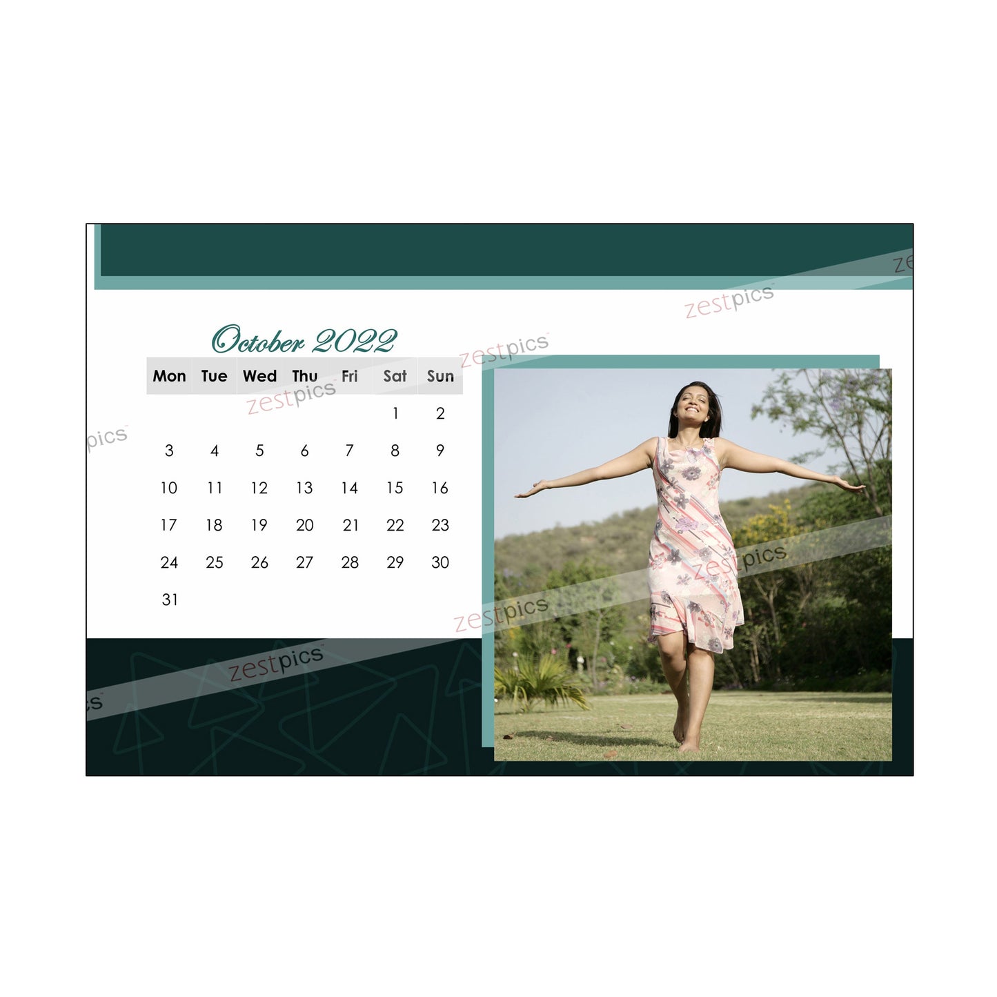 4x6 12 Months Calendar