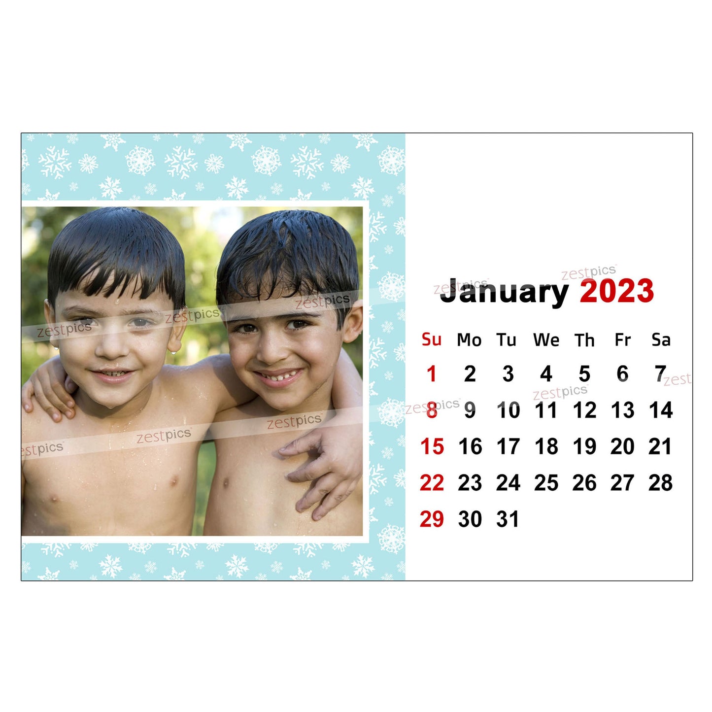 4x6 12 Months Calendar