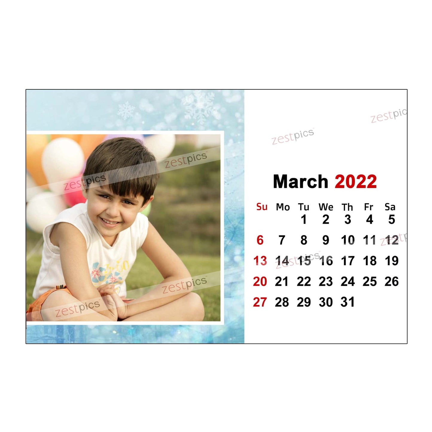 4x6 12 Months Calendar