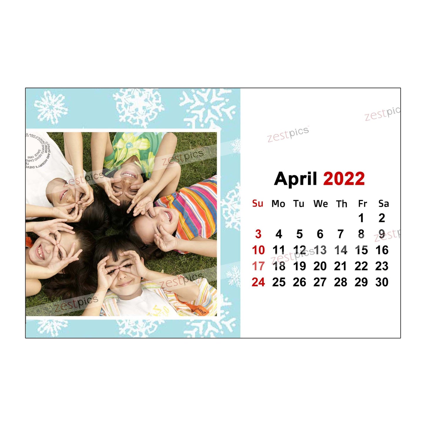 4x6 12 Months Calendar