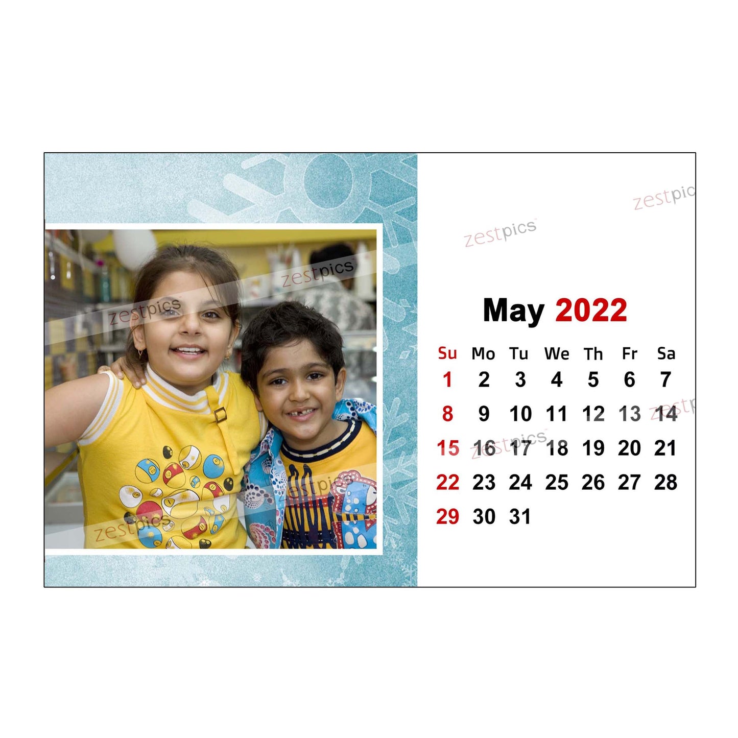 4x6 12 Months Calendar