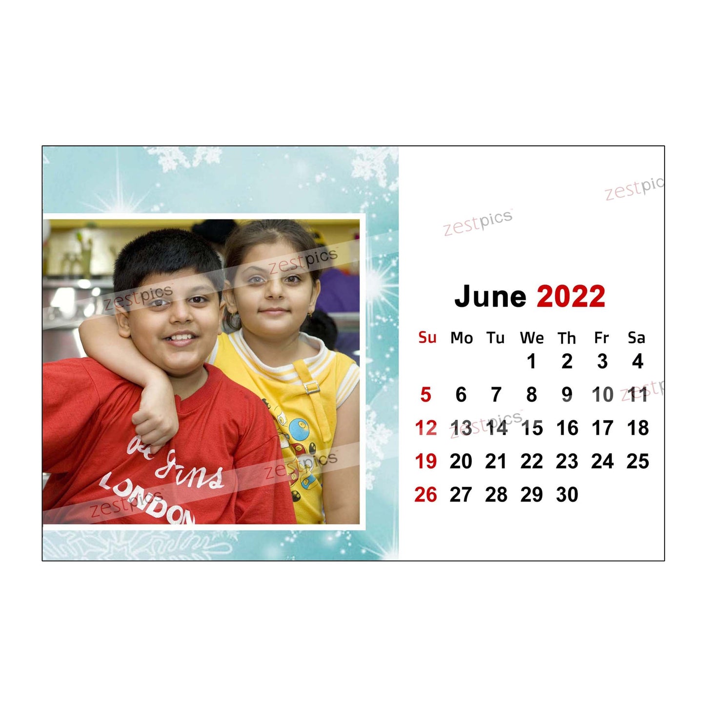 4x6 12 Months Calendar