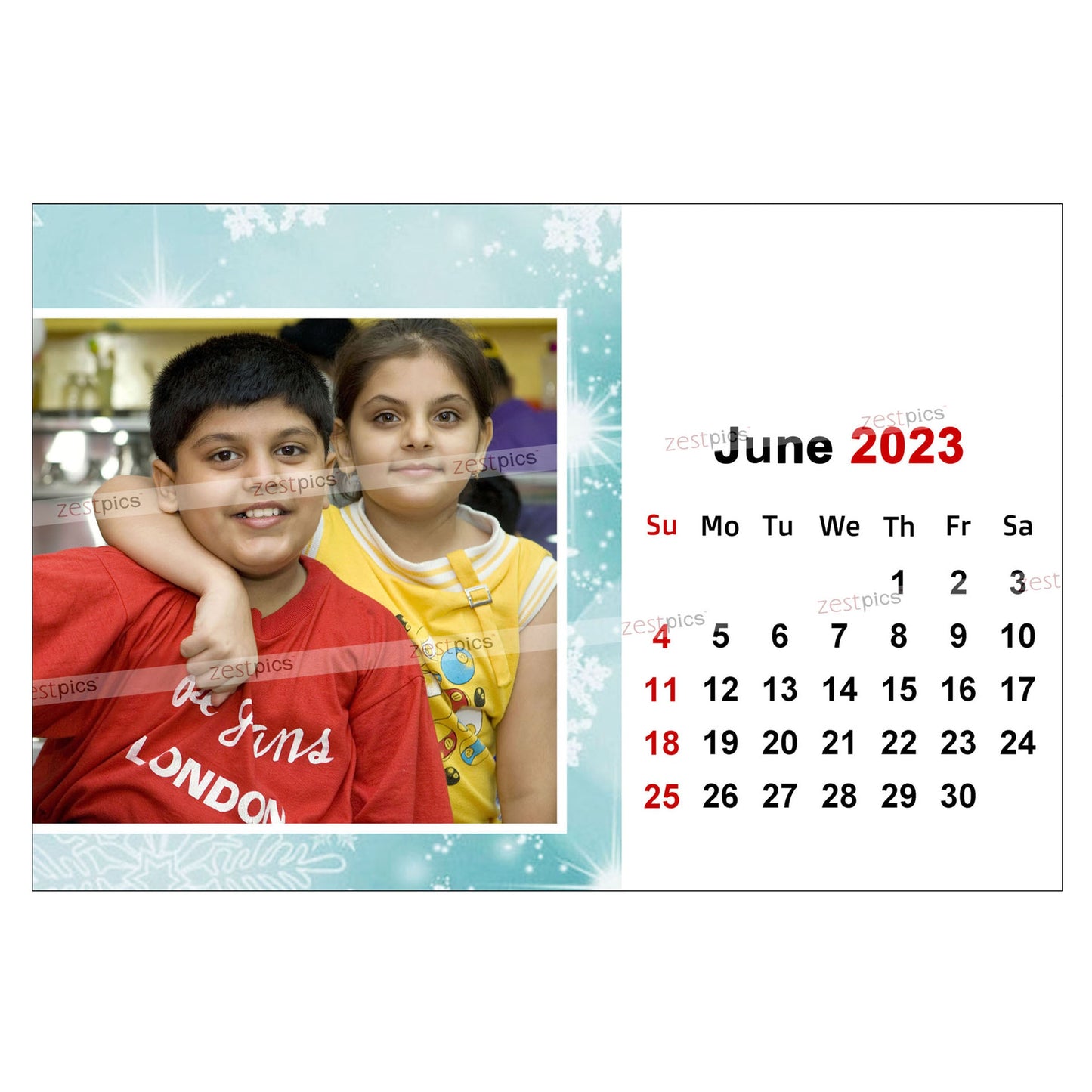 4x6 12 Months Calendar