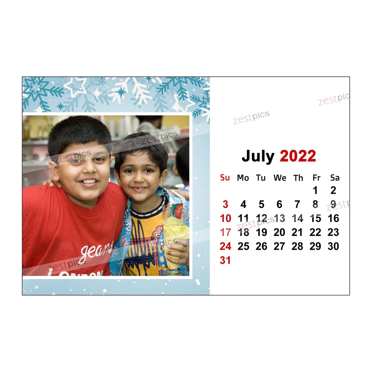 4x6 12 Months Calendar