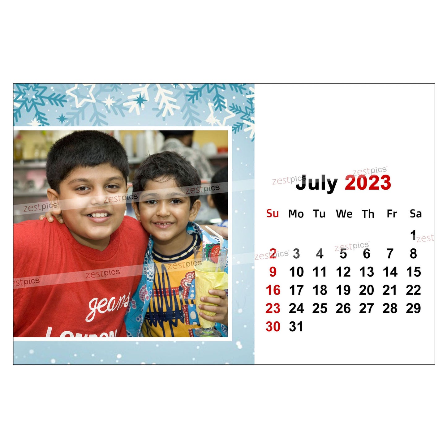 4x6 12 Months Calendar