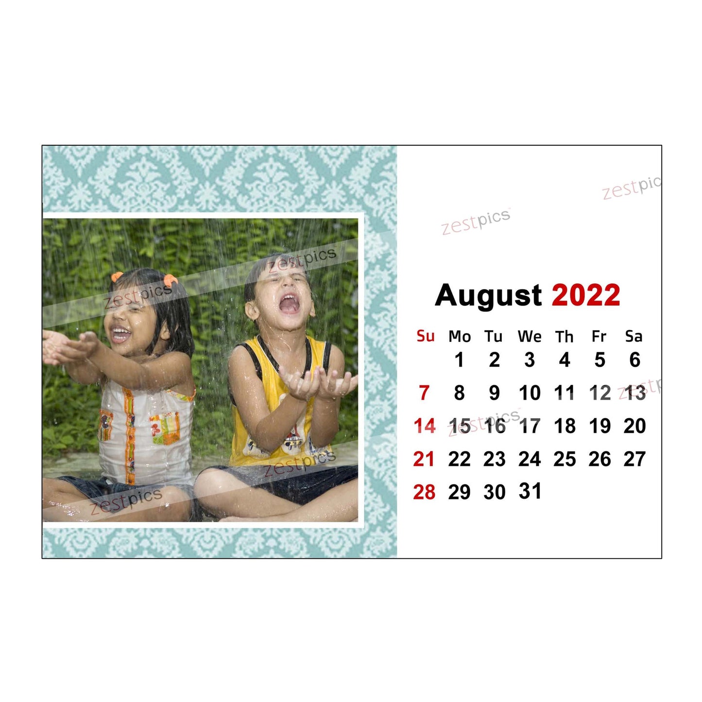 4x6 12 Months Calendar