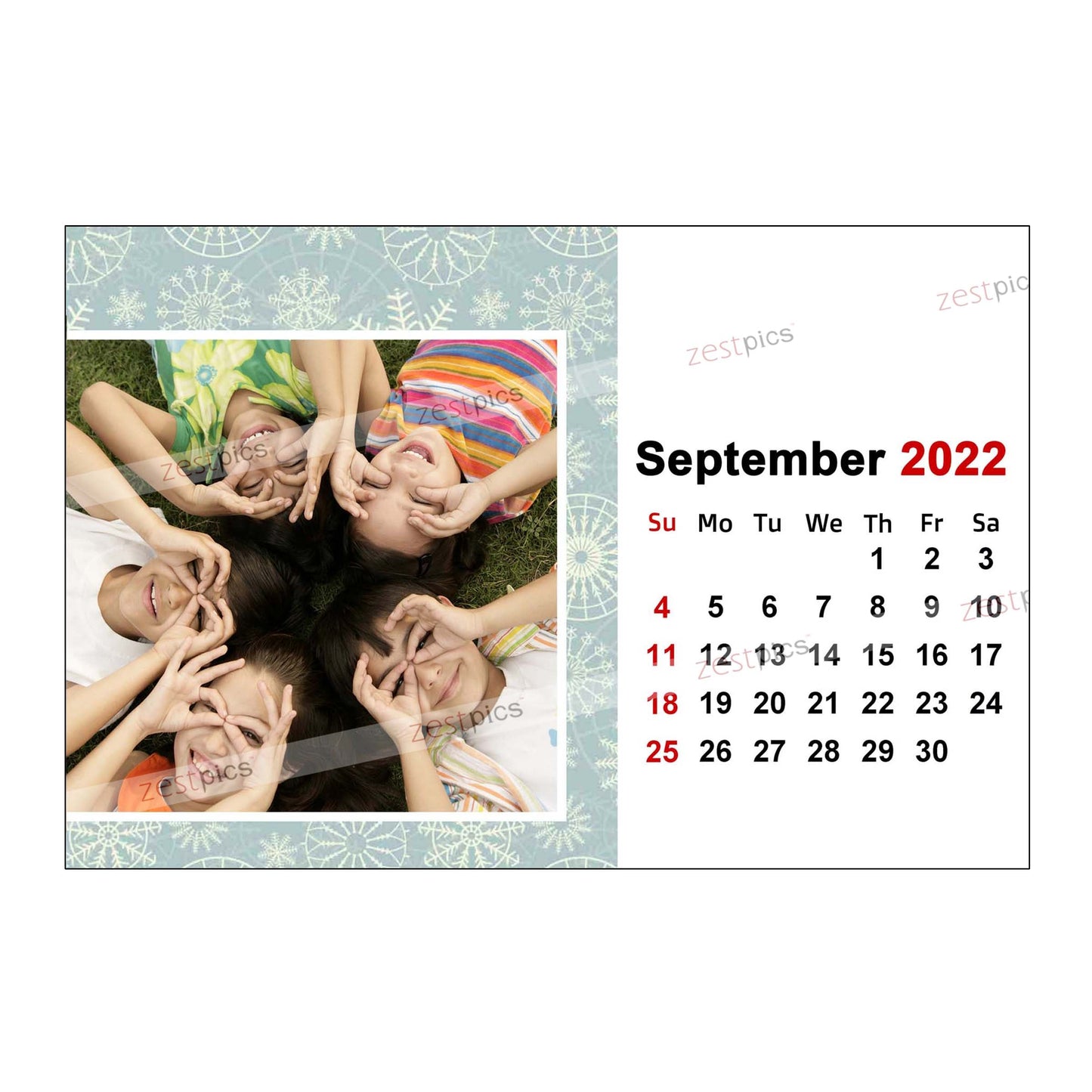 4x6 12 Months Calendar