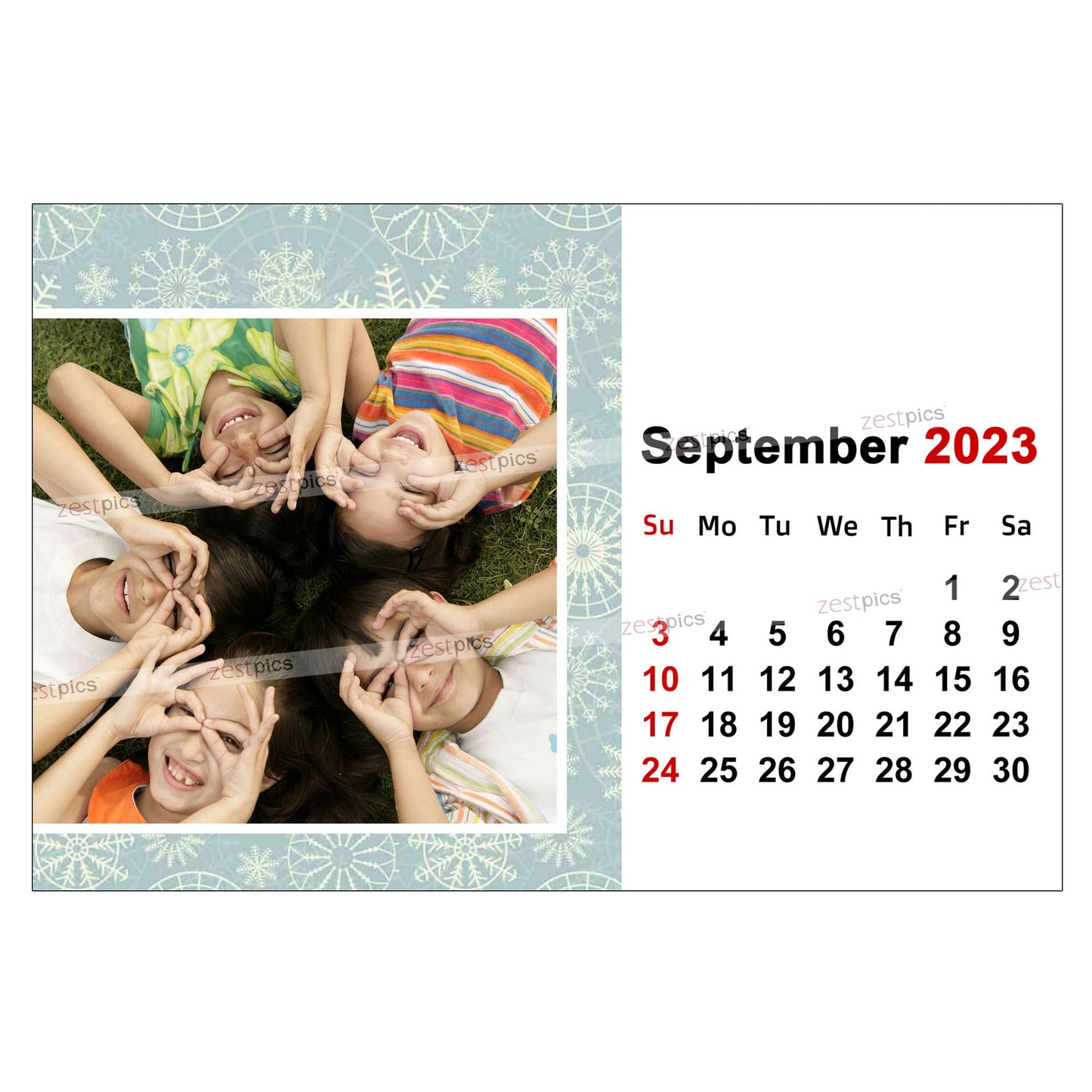 4x6 12 Months Calendar