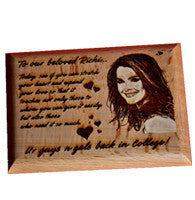 5x4 Wooden Plate