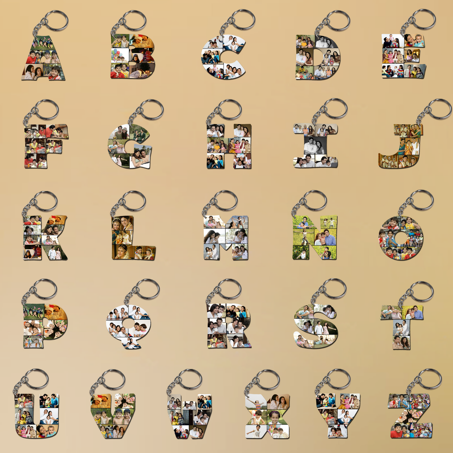 Alphabet Keychain