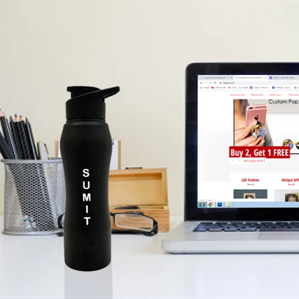 Black Sipper Bottle