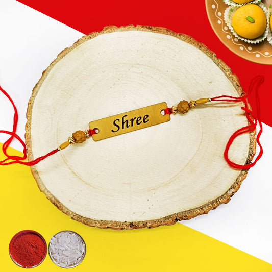 Personalised Name Metal Rakhi