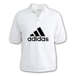 White Collar Neck T-Shirt